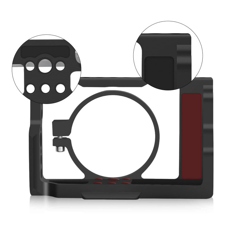 FUGASUN RX100M3/RX100M4/RX100M5 Camera Cage,M3/M4/M5 Cage for Sony DSC-RX100 III(M3) IV(M4) V(M5) Camera Case Camera Rig Cold Shoe - Image 3